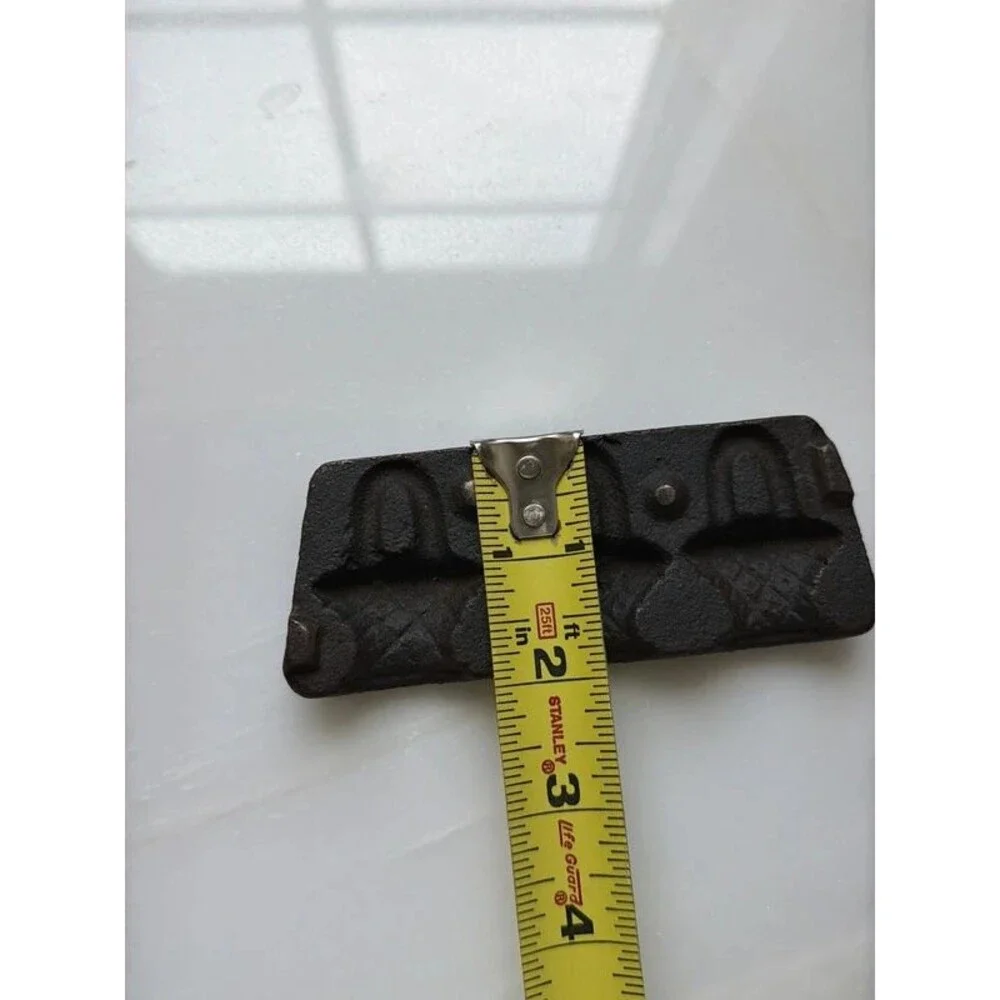 Antique cast iron basket candy mold
